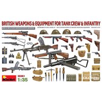 MINIART 35361 1:35 BRITISH WEAPONS & EQUIPMENT FOR TANK CREW & INFANTRY von MINIART