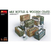 MINIART 35573 1:35 Milk Bottles & Wooden Crates von MINIART