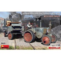 MINIART 38033 1:35 German Industrial Tractor D8511 Mod. 1936 with Cargo Trailer (1 Figure) von MINIART