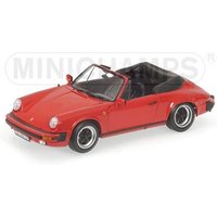 MINICHAMPS® 100063030 1:18 PORSCHE 911 CARRERA CABRIOLET - 1983 - RED von MINICHAMPS