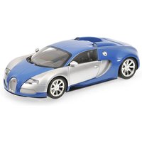 MINICHAMPS® 100110850 1:18 BUGATTI VEYRON EDITION CENTENAIRE - 2009 - CHROME/BLUE von MINICHAMPS