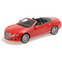 MINICHAMPS® 107139330 1:18 BENTLEY CONTINENTAL GT SPEED CONVERTIBLE - 2013 - RED von MINICHAMPS