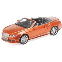 MINICHAMPS® 107139430 1:18 BENTLEY CONTINENTAL GT SPEED CONVERTIBLE - 2015 - ORANGE von MINICHAMPS