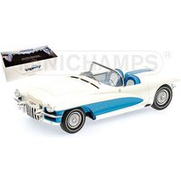 MINICHAMPS® 107147030 1:18 LA SALLE ROADSTER - 1955 - WHITE/BLUE L.E. 999 pcs. von MINICHAMPS