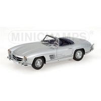 MINICHAMPS® 180039030 1:18 MERCEDES-BENZ 300 SL ROADSTER (W198) - 1957 - SILVER von MINICHAMPS