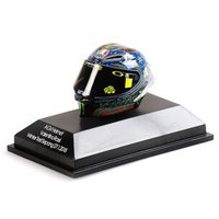 MINICHAMPS® 399180076 1:8 AGV HELMET - VALENTINO ROSSI - WINTER TEST SEPANG 27.01.2018 von MINICHAMPS