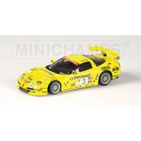 MINICHAMPS® 400031403 1:43 CHEVROLET CORVETTE C5R - FELLOWS/O'CONNELL/FREON - WINNERS - TEAM CORVETTE - 12H SEBRING 2003 von MINICHAMPS