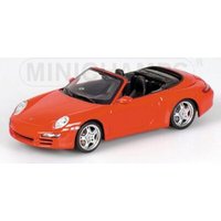 MINICHAMPS® 400063030 1:43 PORSCHE 911 CARRERA S CABRIOLET - 2005 - RED L.E. 1536 pcs. von MINICHAMPS