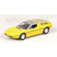 MINICHAMPS® 400123401 1:43 MASERATI BORA - 1972 - YELLOW L.E. 1632 pcs. von MINICHAMPS