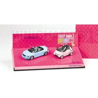 MINICHAMPS® 402173900 1:43 2-CAR SET - AUDI TT ROADSTER/SMART CARBRIOLET - 'LEGALLY BLONDE' von MINICHAMPS