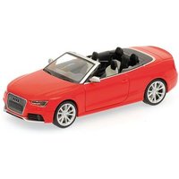 MINICHAMPS® 410011230 1:43 AUDI RS5 CABRIOLET - 2012 - RED L.E. 1008 pcs. von MINICHAMPS