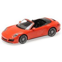 MINICHAMPS® 410067231 1:43 PORSCHE 911 (991.2) CARRERA 4S CABRIOLET - 2017 - ORANGE von MINICHAMPS