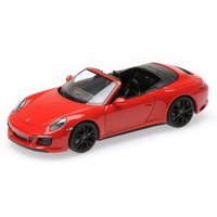 MINICHAMPS® 410067330 1:43 PORSCHE 911 (991.2) CARRERA 4GTS CABRIOLET - 2017 - RED von MINICHAMPS