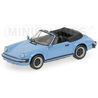 MINICHAMPS® 430062036 1:43 PORSCHE 911 CARRERA CABRIOLET - 1983 - BLUE L.E. 1440 pcs. von MINICHAMPS