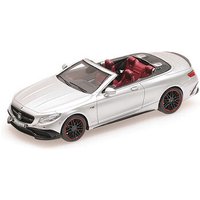 MINICHAMPS® 437034232 1:43 BRABUS 850 MERCEDES-AMG S 63 S-CLASS CABRIOLET - 2016 - SILVER von MINICHAMPS