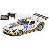 MINICHAMPS® 437110396 1:43 MERCEDES-BENZ SLS AMG GT3 - ROWE RACING - REHFELD/SCHELP/HAUPT/ROLLOF - 24H NÜRBURGRING 2011 L.E. 511 pcs. von MINICHAMPS