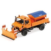 MINICHAMPS® 439033060 1:43 MERCEDES-BENZ UNIMOG 1300 L - 'SCHNEEPFLUG' - ORANGE L.E. 1008 pcs. von MINICHAMPS