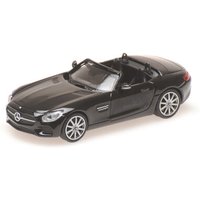 MINICHAMPS® 870037131 1:87 MERCEDES-AMG GTS CABRIOLET - 2017 - BLACK von MINICHAMPS