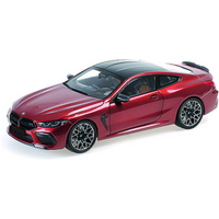 MINICHAMPS 1:18 BMW M8 COUPE - RED METALLIC - 2020 von MINICHAMPS