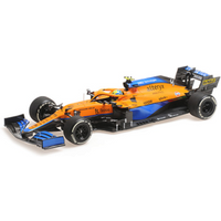 MINICHAMPS 1:18 MCLAREN F1 TEAM MCL35M - LANDO NORRIS - 2ND PLACE ITALIAN GP 2021 von MINICHAMPS