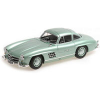 MINICHAMPS 1:18 MERCEDES-BENZ 300 SL (W198) - 1955 - LIGHT GREEN METALLIC von MINICHAMPS