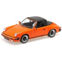 MINICHAMPS 1:18 PORSCHE 911 CARRERA 3.2 TARGA - 1983 - ORANGE von MINICHAMPS