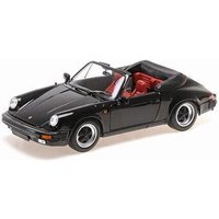 MINICHAMPS 100063035 1:18 PORSCHE 911 CARRERA 3.2 CABRIOLET - 1983 - BLACK von MINICHAMPS