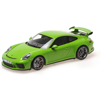 MINICHAMPS 110067025 1:18 PORSCHE 911 GT3 - 2018 - YELLOW/GREEN (SHMEE 150) von MINICHAMPS