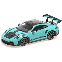 MINICHAMPS 410062109 1:43 PORSCHE 911 (992) GT3RS - 2024 - GREEN W DARKSILVER WHEELS von MINICHAMPS