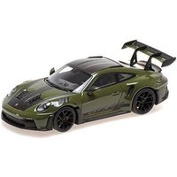 MINICHAMPS 410062110 1:43 PORSCHE 911 (992) GT3RS - 2024 - NATO OLIVE W BLACK WHEELS von MINICHAMPS