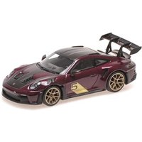 MINICHAMPS 410062112 1:43 PORSCHE 911 (992) GT3RS - 2023 - PURPLE W GOLD WHEELS von MINICHAMPS