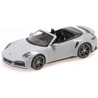 MINICHAMPS 410069481 1:43 PORSCHE 911 (992) TURBO S CABRIOLET - 2019 - GREY von MINICHAMPS