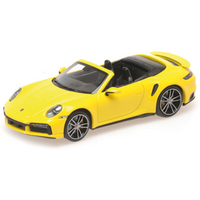 MINICHAMPS 410069484 1:43 PORSCHE 911 (992) TURBO S CABRIOLET - 2019 - YELLOW von MINICHAMPS