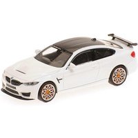 MINICHAMPS 870027105 BMW M4 GTS - 2016 - WHITE W/ ORANGE WHEELS von MINICHAMPS