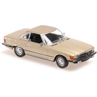 MINICHAMPS 940033450 1:43 MERCEDES-BENZ 350 SL CABRIOLET HARDTOP (R107) - 1974 - GOLD von MINICHAMPS