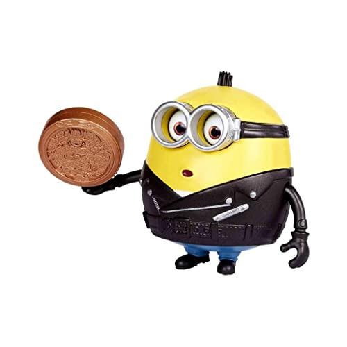 Mattel Minions GMD93 - ,,Minions: Auf der Suche nach dem Mini-Boss' Otto Actionfigur, ca. 10 cm, Filmfigur-Spielzeug mit Stein, Geschenk für Kinder ab 4 Jahren von MINIONS