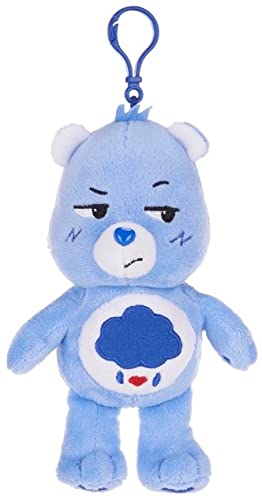 Whitehouse Glücksbärchis Care Bears Bagclip Plüsch Schlüssel-Anhänger 6 versch. Figuren,14 cm ORIGINAL Kuscheltier - Unlock The Magic - super weicher Teddybär für Ranzen Rucksack Tasche (Brummbärchi) von MINIONS