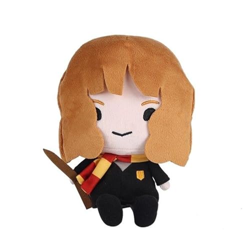 MINISO Harry Potter Kuscheltier, 20 cm Hermine Granger-Plüschfigur, Süßes Magisches Stofftier mit Lockigen Haar und Zauberumhang für Kinder, Weiches Spielzeug zum Kuscheln und Rollenspiel von MINISO