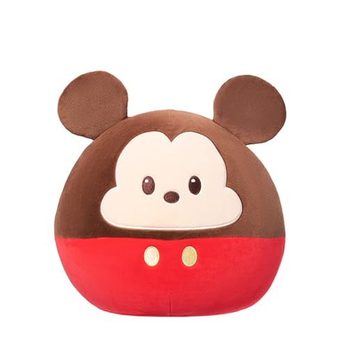 Mickey Mouse Kuscheltier 12.6 inch/32 cm, Runder Mickey Mouse Plüschfigur, Dun Dun Sammlung Mickey Mouse Stofftiere Toys für Kinder, Leicht & Weich Plüsch zum Kuscheln und Spielen von MINISO