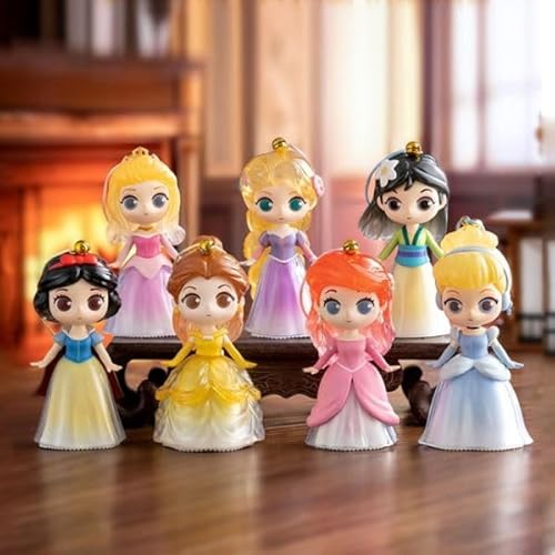 MINISO Prinzessin Serie Spielzeugfiguren 1PCS, Actionfiguren zum Sammeln, Sammelfiguren Zufällige, Spielzeug Figuren Geeignet für Kinder von MINISO