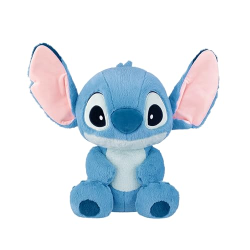 MINISO Stitch Kuscheltier, 26cm Blau Stitch Plüschfigur, Süße Klein Plüschtier für Kinder, Kuscheltier mit Schlappohren, Leicht & Weich Weihnachtstag von MINISO