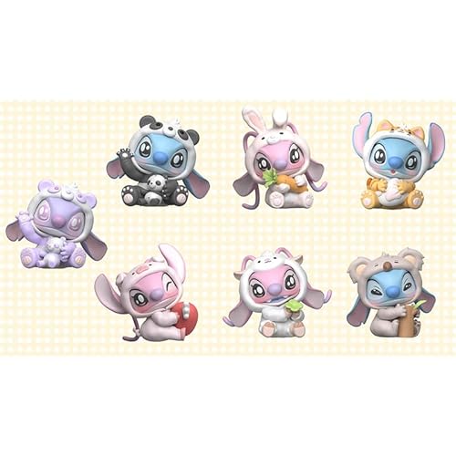 MINISO Stitch Zoo Party Serie Spielzeugfiguren 1PCS, Actionfiguren zum Sammeln, Sammelfiguren Zufällige, Spielzeug Figuren Geeignet für Kinder von MINISO