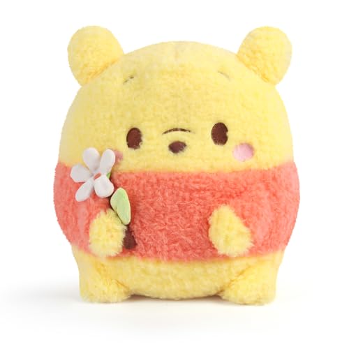 MINISO Winnie Pooh Kuscheltier 25cm, Winnie The Pooh Plüsch Spielzeug, Groß Disney Plüschtier für Kinder, Winnie Bär Kinderpuppe für Kindergeburtstag von MINISO