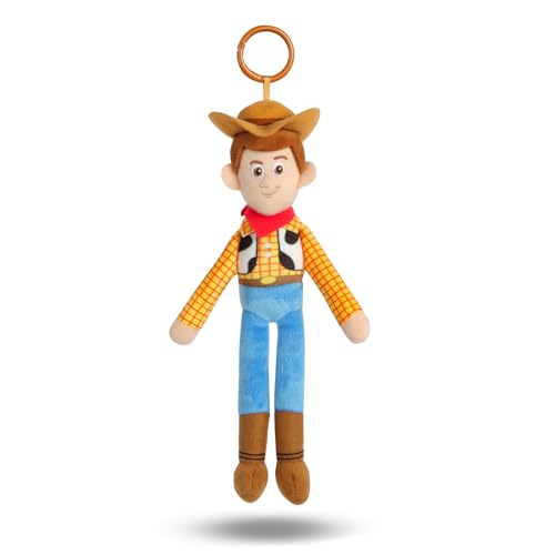 MINISO Woody Plüschfigur, 23cm Toy Story Woody Plüschspielzeug, Ring für Schlüssel aus Plüsch von MINISO