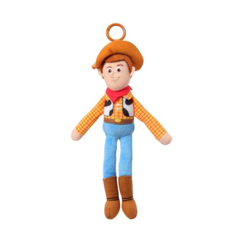 MINISO Woody Plüschfigur, 23cm Toy Story Woody Plüschspielzeug, Ring für Schlüssel aus Plüsch von MINISO