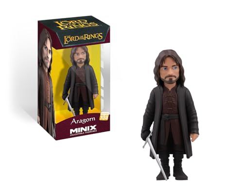 MINIX Collectible Figuren, Sammlerfigur, 12 cm, Herr der Ringe, Aragorn, Sammlerstücke für Ausstellung, Geschenkidee, Spielzeug für Kinder und Erwachsene, Filmfans (MN16556) von MINIX