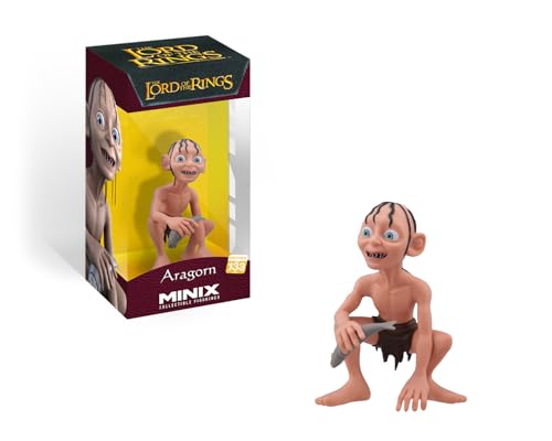 MINIX Collectible Figuren, Sammlerfigur, 12 cm, Herr der Ringe, Gollum, Sammlerstücke für Ausstellung, Geschenkidee, Spielzeug für Kinder und Erwachsene, Filmfans (MN16563) von MINIX