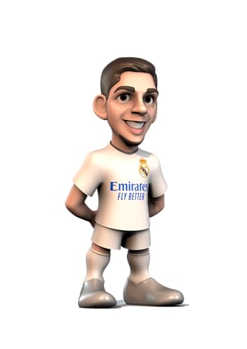 MINIX Collectible Figurines MN18420 Valverde Figur Real Madrid Sammlerstücke 12 cm zur Ausstellung Geschenkidee für Kinder und Erwachsene, Fußballfans von MINIX