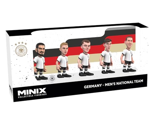 MINIX - DFB Deutschland – Pack mit 5 – PVC-Figuren 7 cm – B (Gundogan/Kimmich/Wirtz/Havertz/Sule) von MINIX