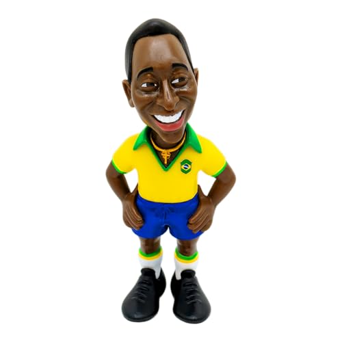 MINIX - Fußball Legenden #110A - Brasilien 1. Trikot - Pelé - Sammelfigur 12 cm von MINIX